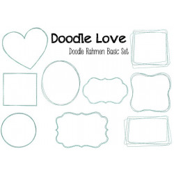 Stickserie - Doodle Love - Basic Rahmen Set